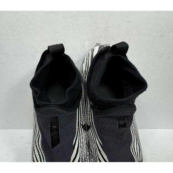 Nike Vapor Edge Pro 360 Football Cleats Zebra Men's AO8277-10 Sz 8.5 Black White - Picture 9 of 10